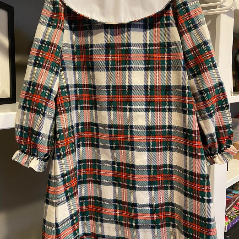 TBBC - Aiken Plaid Dress- EUC size 6.